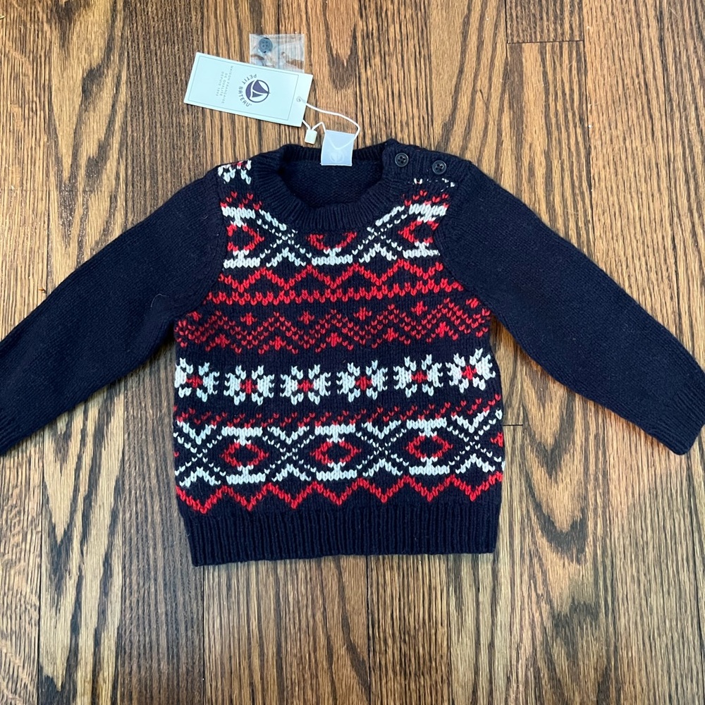 Petit Bateau boys sweater